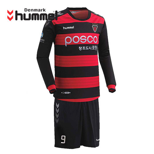 [험멜]HM-1321(레드/블랙) Uniform 축구 홈 유니폼 /&#039;15 포항스틸러스 Uniform