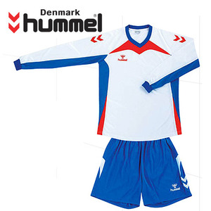 [험멜] HM-1265 (화이트/R블루) Uniform 축구 유니폼 