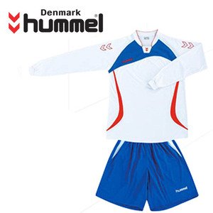[험멜] HM-1267 (화이트/R.블루) Uniform 축구 유니폼 
