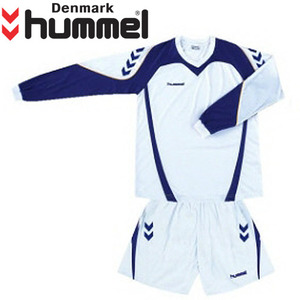 [험멜] HM-1274 (화이트/D.네이비) Uniform 축구 유니폼 