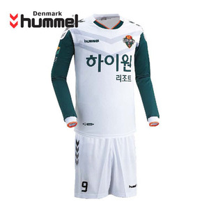 [험멜]HM-1326(화이트) Uniform 축구 어웨이 유니폼 /&#039;15 강원FC Uniform