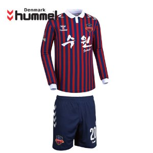 [험멜]HM-1369(레드/네이비) Uniform 축구 HOME 유니폼 /&#039;20 수원FC Uniform