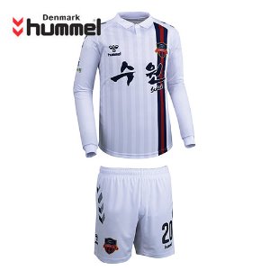 [험멜]HM-1370(화이트) Uniform 축구 AWAY 유니폼 /&#039;20 수원FC Uniform