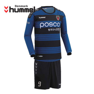 [험멜]HM-1321(블루/블랙) Uniform 축구 홈 유니폼 /&#039;15 포항스틸러스 Uniform