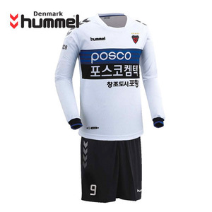 [험멜]HM-1322(화이트/네이비) Uniform 축구 어웨이 유니폼 /&#039;15 포항스틸러스 Uniform